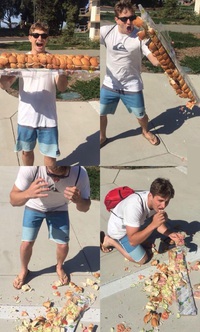 Chute de sandwich