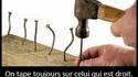 On tape toujours sur celui qui est droit