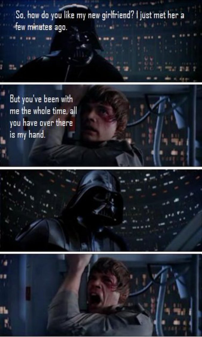 Luke n'approuve pas.