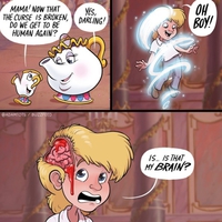 Pendant ce temps, dans la Belle et la Bête