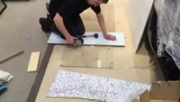 Une jolie découpe de verre