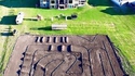 Terrain dans le jardin