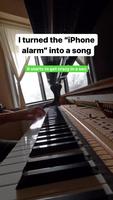 L’alarme iPhone améliorée au piano 