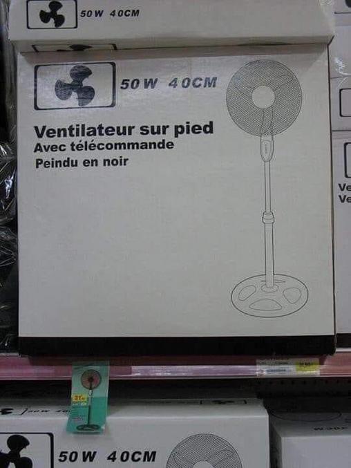 un ventilateur ça ventilasse !
