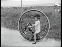 Monocycliste en 1927