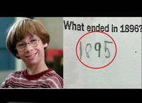 Qu'est ce qui se termine en 1896 ?