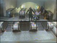 VTT dans les escalators