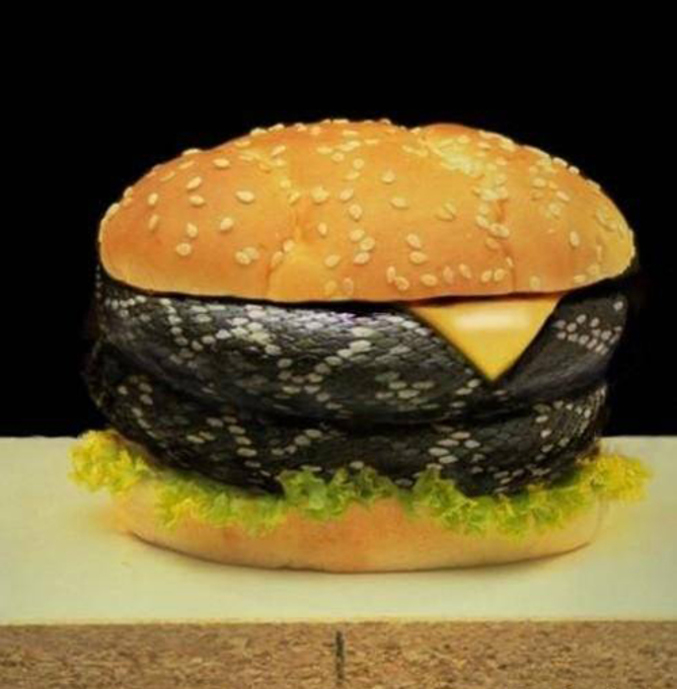 Un hamburger au goût unique !