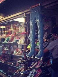 De longues bottes