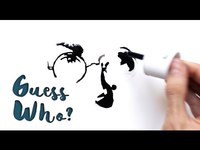 SpeedPainting Ink and Water - GUESS WHO?