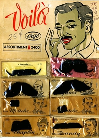 Vente de moustaches postiches