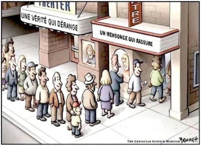 Il y a plus de 50 ans déjà, il faut juste rallonger la queue et ajouter des masques pour être au goût du jour.