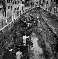 Quand on cure certains canaux à Venise