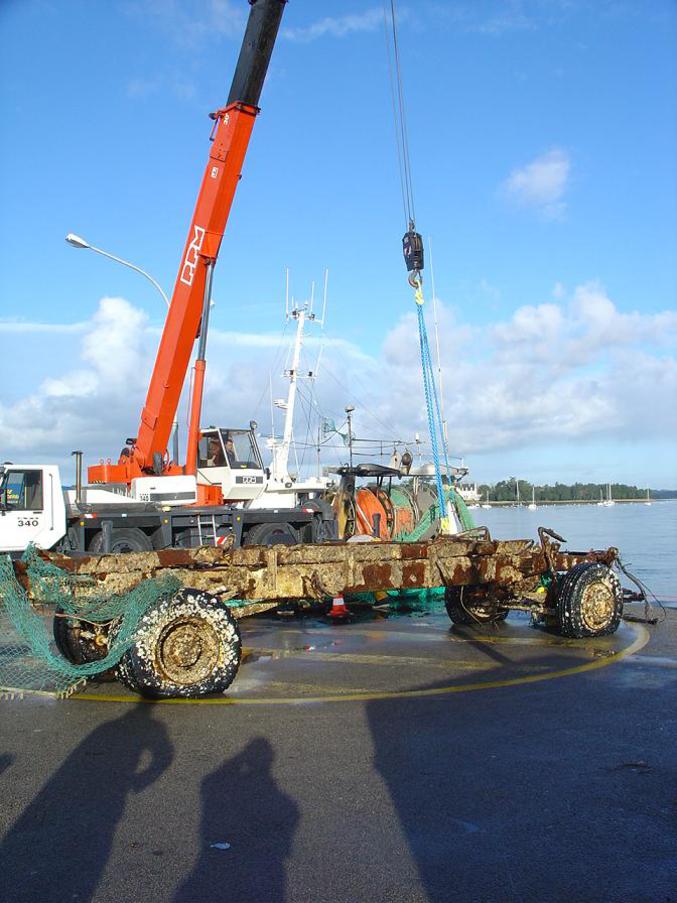 Une pêche à la remorque...