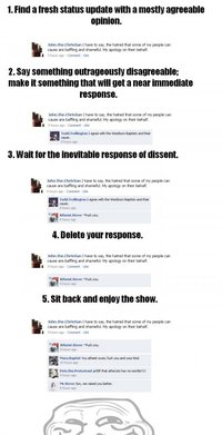 Comment troller sur Facebook ? 