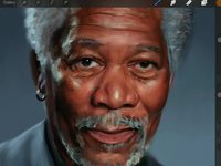 Morgan Freeman sur tablette