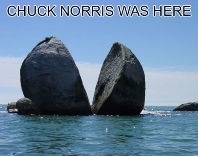 Chuck Norris est passé par ici ...