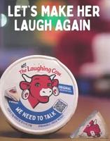 Campagne publicitaire aux USA, allant à contre-courant de la norme bien connue "La vache qui rit"