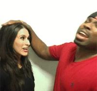 Kan on t'appuies sur la tête