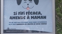 Fifi, caca, amende, maman.