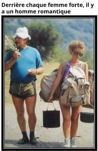 Derrière chaque femme forte ...