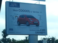 Publicité Hyundai au Maroc