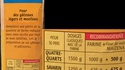 Les lipides d'un côté, les glucides de l'autre