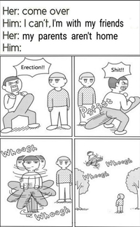 Je suis seule à la maison...