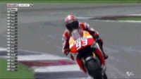 Il nage sur sa moto