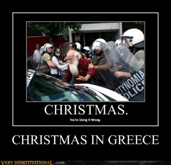Les Grecs n'auront pas beaucoup de cadeaux cette année.