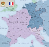 1811: la France des 130 départements sous l'Empire