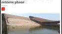 En Inde, on vide entièrement un barrage pour retrouver un téléphone