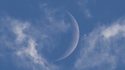Photo de Venus et de la Lune