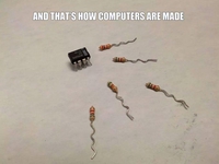 Papa, comment on fait les ordinateurs?