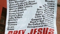 Obéis à Jésus ou grille en enfer