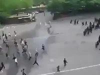 Démonstration de contrôle de foule