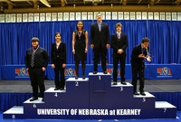 Sur le podium