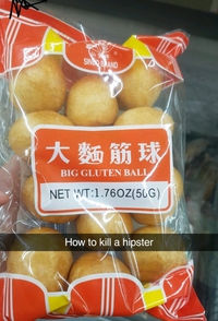 Big gluten ball