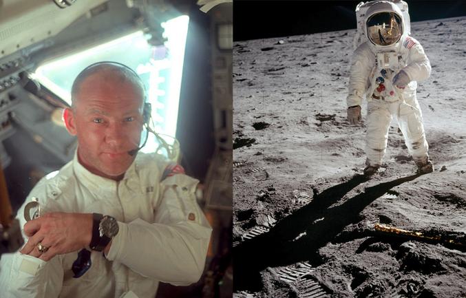 Histoire de l'horlogerie.

Omega Speedmaster - MoonWatch
Cette référence est l’une des plus connues, entre autres parce que c’est celle qui a été utilisée par les astronautes pour les tests de missions Apollo. La Speedmaster 105.012 est la montre que Neil Armstrong portait lorsqu’il est parti pour son voyage sur la lune “«Un petit pas pour l’homme, un grand pas pour l’humanité»

Si c’est bien Neil Armstrong le premier ayant marché sur la lune, il faut noter que c’est au poignet de Buzz Aldrin 15 minutes plus tard que la Speedmaster a pu voir la lune car si N. Armstrong portait lui aussi une Speedmaster il l’avait laissé à l’intérieur du LEM car certains appareils Bulova étaient tombés en panne.



Omega et la Lune...

Chaque fois qu’un astronaute effectuant une EVA tourne son poignet, la montre passe de l’ombre aux rayons solaires non filtrés et la température grimpe alors d’un coup de plus de 100°C. Sur la Lune, l’objectif déclaré du président Kennedy et de la NASA, les conditions sont plus difficiles encore : les températures à la surface lunaire oscillent en effet entre -160°C et +120°C.

Une série de tests rigoureux fut donc développé pour déterminer quelle montre était la plus apte à répondre aux défis extrêmes de l’espace. Le 29 septembre 1964, la NASA commanda deux Speedmasters ainsi que 2 exemplaires de cinq autres chronographes chez l'horloger-bijoutier Corrigan's (à l'insu des marques concernées) à des fins de test et évaluation, au prix de 82,50 $ chacun (taux de change du jour). Ils se sont vendus au détail pour CHF 415 en Suisse. La NASA stipula que les montres leur devait être livrées avant le 21 Octobre 1964.

Les procédures de tests de qualification :
Lorsque la NASA reçu les montres, elles furent soumis à une série de tests rigoureux et des processus de pré-sélection appelés "procédures de tests de qualification". On peut les résumer brièvement :

A) Les montres sont remontées juste avant chaque phase de tests.

B) La fonction chronographe doit être active durant chaque test et durant les périodes entre deux tests. Le chronographe doit être enclenché (ou réenclenché) immédiatement avant et après chaque test et, en cas de délai, à des intervalles de deux à six heures entre les tests.

C) Le contrôle de précision horaire de la montre doit être effectué avant et après chaque test à des intervalles d’une heure durant les tests (lorsque cela est possible) et à des intervalles de deux à six heures entre les tests en cas de délai. Au début de chaque période de contrôle de précision horaire, le chronographe doit être enclenché et les données suivantes consignées :

- Identification de la montre
- Temps réel (heures, minutes, secondes)
- Temps indiqué par la montre testée (heures, minutes, secondes)

Lorsque des contrôles de précision sont effectués pendant une période d'essai, la fonction chronographe ne doit pas être arrêtée, et les informations suivantes doivent être consignées:
- Identification de la montre
- Temps réel (heures, minutes, secondes)
- Temps indiqué par la montre testée (heures, minutes, secondes)
- Temps écoulé tel qu'indiqué par le chronographe (heures, minutes, secondes)

D) Lors de chaque contrôle de précision, les montres doivent être inspectées pour repérer d'éventuel dommage au boitier, le verre, le cadran, le bracelet, les poussoirs ainsi que l’éventuelle présence d’humidité sous le verre.
Tout dommage doit être consigné.

E) Une montre doit être retirée du test suivant si l’un des problèmes est notifié :
- Défaut total de fonctionnement de la montre avec incapacité de remise en route.
- Défaut total de fonctionnement du chronographe avec incapacité de remise en route.
- Deux défauts de fonctionnement de la montre quelque en soit la nature, même si la capacité de remise en route est constatée.
- Verre fendu ou brisé.
- Tige du remontoir ou poussoirs du chronographe cassés.

Et puis il y en eu trois...
Seuls trois des six montres chronographes ont survécues à cette pré-phase de sélection ardue. Les finalistes furent ensuite soumises à 11 tests différents, des épreuves les plus rigoureuses endurées dans l'histoire de l'horlogerie.

Des essais les plus rigoureux

1) Hautes températures :
- 48 heures à la température de 71°C (160°F) suivies de 30 minutes à 93°C (200°F), ceci à une pressure de 5,5 psia (0,35 atm) et à une humidité relative ne dépassant pas 15%.

2) Basses températures :
- 4 heures à la température de -18°C (0°F).

3) Température et pression :
- Pression maximale en chambre de pression de 1.47 x 10-5 psia (10-6 atm) et température élevée à 71°C (160°F). La température doit être ensuite descendue à -18°C (0°F) en 45 minutes puis élevée à nouveau à 71°C (160°F) en 45 minutes. 15 autres cycles doivent être accomplis.

4) Humidité relative :
- Une durée totale de 240 heures à des températures variant entre 20°C et 71°C (68°F et 160°F) avec une humidité relative minimale de 95%. La vapeur utilisée doit avoir un pH compris entre 6,5 et 7,5.

5) Atmosphère saturée en oxygène :
- L’objet à tester doit être placé dans une atmosphère constituée à 100% d’oxygène à une pression de 5,5 psia (0,35 atm) pendant 48 heures. Toute performance en dehors des spécifications ou des tolérances, des traces visibles de brûlures, la création de gaz toxiques, des mauvaises odeurs ou la détérioration des joints ou des lubrifiants constituent un échec au test. La température ambiante doit être maintenue à 71°C (160°F).

6) Chocs :
- 6 chocs de 40 G dans six directions différentes. Durée de chaque choc : 11 millisecondes.

7) Accélération :
- L’équipement doit subir une accélération linéaire de 1 G à 7,25 G en 333 secondes le long d’un axe parallèle à l’axe longitudinal du vaisseau spatial.

8) Décompression :
- 90 minutes dans un vide poussé à 1,47 x 10-5 (10-6 atm) et à une température de 71°C (160°F) et 30 minutes à 93°C (200°F).

9) Hautes pressions :
- L’équipement doit être soumis à une pression de 23,5 psia (1,6 atm) durant une période minimale d’une heure.

10) Vibrations :
- 3 cycles (latéral, horizontal, vertical) de 30 minutes, la fréquence variant de 5 à 2000 cps puis retour à 5 cps en 15 minutes. L’accélération moyenne par impulsion doit être au minimun de 8,8 G.

11) Nuisances acoustiques :
- 130 db sur une échelle de fréquences de 40 à 10 000 Hz. Durée : 30 minutes.

Les résultats

Les tests furent complétés le 1er mars 1965. Trois chronographes de marques différentes étaient alors encore dans la course. Parmis eux, une marque (Rolex Daytona) avait échoué à deux reprises au test portant sur l’humidité relative puis cessa de fonctionner pour de bon lors du test de résistance à la chaleur : la trotteuse des secondes s’était emballée et plaquée contre les autres aiguilles.

Le verre du chronographe de la deuxième marque (Longine Wittnauer) s’était déformé et détaché de son boîtier durant le test à la chaleur. Ce même malheureux incident survint avec le deuxième modèle de cette marque pendant le test de décompression.

Seule l’Omega Speedmaster passa presque tous les tests avec succès (elle gagna 21 minutes pendant les essais de décompression et perdue 15 minutes au cours de l'essai d'accélération, la luminescence du cadran fut perdu pendant l'essai).
A l’époque, les testeurs de la NASA écrivirent : "Les tests opérationnels et environnementaux portant sur les trois chronographes sélectionnés sont terminés. Suite à ces tests, les chronographes OMEGA furent calibrés et distribués aux deux membres de l’équipage GT-3 (Gemini Titan III)".

Seul marque horlogère à porté le prestigieux Snoopy :
la NASA, à la recherche d’un moyen de récompenser les techniciens, les fournisseurs et le personnel de soutien dont le travail était primordial dans le succès de ses missions, a eu l’idée du Silver Snoopy Award.
Cela nous amène à l’année 1970 et a l’un des chronométrages les plus connus de l’histoire de l’horlogerie et de la conquête spatiale. La mission Apollo 13, marquant l’un des plus grands succès de la collaboration entre Omega et la NASA (depuis Apollo 11, la Speedmaster est devenue la « Moonwatch » et la montre officielle des astronautes des missions Apollo).

Durant la mission Apollo 13, le 13 Avril 1970, soit deux jours après le décollage, l’un des deux réservoirs d’oxygène du module de service explose au cours d’une procédure d’entretien de routine. – un “cryo-malaxage” de l’intérieur des réservoirs, destiné à empêcher le contenu de se déposer – endommage gravement le vaisseau spatial.

    « Houston, we’ve had a problem. »

Les mots de Jack Swigert résonnent au centre technique de la NASA. La mission est avortée et le trio d’astronautes doit se réfugier dans le module lunaire pour survivre. À bord, l’équipage perdu à plus de 300 000 kilomètres de la Terre doit réduire la consommation d’énergie au minimum pour avoir une chance de revenir vivant. Tous les les instruments non essentiels sont coupés. Au sol les ingénieurs de la NASA cherchent tous les moyens possibles pour ramener les astronautes sains et saufs. Ils vont ainsi demander à l’équipage d’allumer le moteur-fusée de l’étage de descente du module lunaire durant des durées très précises afin de de réaliser une série de corrections de trajectoire. Sans aucun équipement digital en état de marche pour les mesurer, c’est avec sa Speedmaster que Jack Swigert aurait déclenché les moteurs tandis que James Lovell guidait l’appareil à partir de l’horizon de la terre visible à travers le hublot.

Les mises à feux du moteur ont été chronométrées avec une telle précision que le module de d’Apollo 13 et son équipage ont réussi à s’écraser à seulement un mile du point de récupération prévu et à seulement trois miles et demi du navire de récupération Iwo Jima.
En reconnaissance de la contribution de la Speedmaster et d’Omega à la réussite de la mission, l’équipage a remis un Silver Snoopy Award à Omega en Octobre 1970.

pour rappel les montres quartz n’existai pas à cette époque.
et il suffit de prendre la première montre venue d'une manufacture russe pour être fonctionnel dans l'espace du coté soviétique.

petite video pour voir le calibre 321.
https://www.youtube.com/watch?v=zmjUSfVdsxE&t=753s

tarif : environ 6800E 

pour les petites bourses :
Swatch à sortie un hommage cette année, Omega appartient au groupe Swatch 
https://www.swatch.com/en-ca/bioceramic-moonswatch.html
