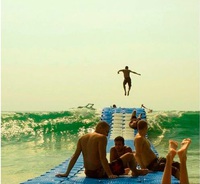 Courir sur les vagues