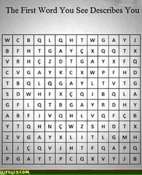Le 1er mot que tu déchiffres te caractérise