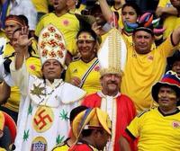 Supporter colombien