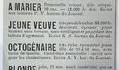 Les annonces matrimoniales Normandes en 1882.