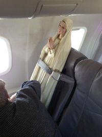 Superstitieux et peureux en avion