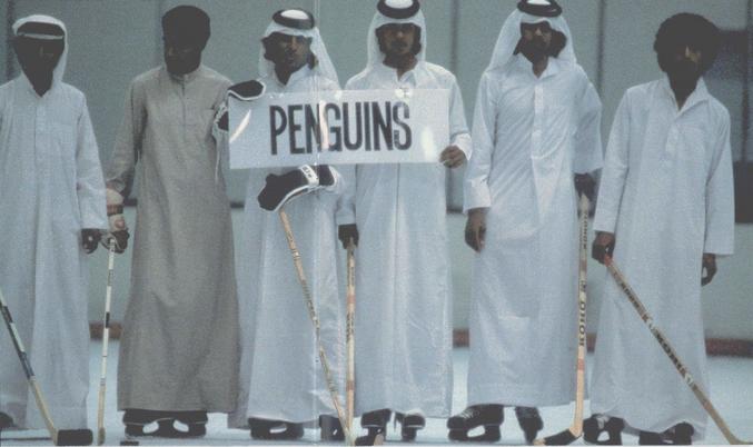 ...avaient baptisé leur équipe de "Pingouins"... Pas mieux !