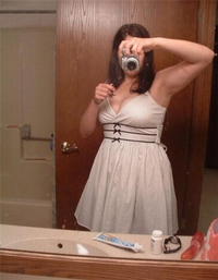 Selfie de la salle de bain