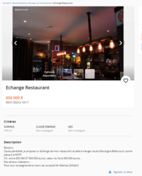 Une histoire de troc.