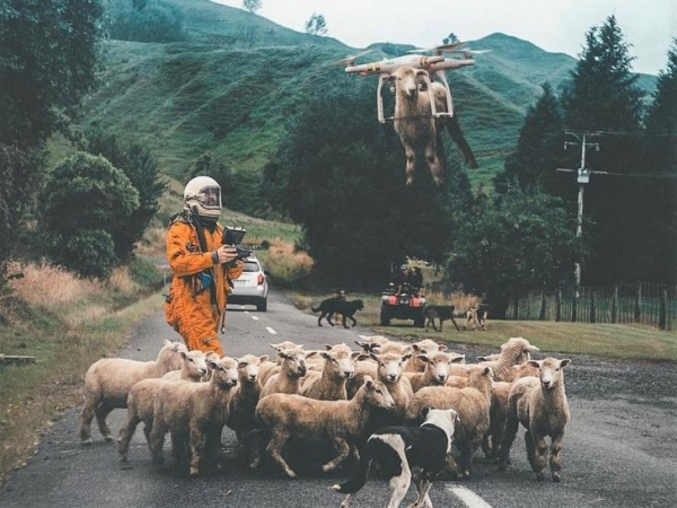 Bientôt, les ploucs n'encombreront plus nos belles routes avec leurs centaines de moutons. Vive le progrès !