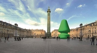 Un 'arbre' sur la Place Vendôme