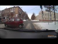 Spirit behind wheel of a car. Russia
